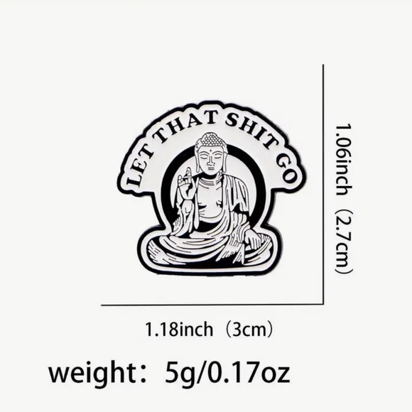 Enamel Buddha Issuing (what is undoubtably) Wise Advice - Picture 3 of 3